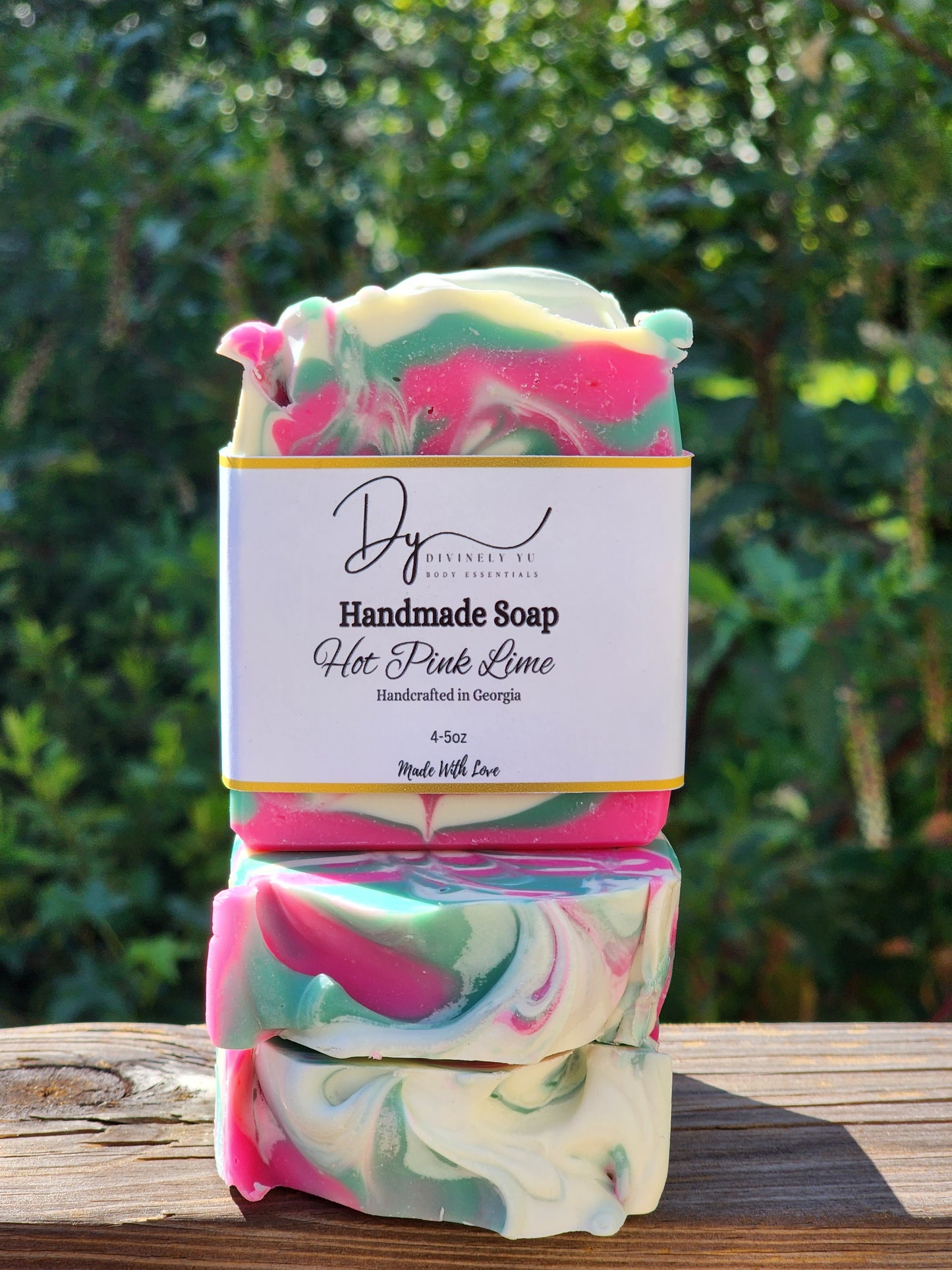 Hot Pink Lime Soap