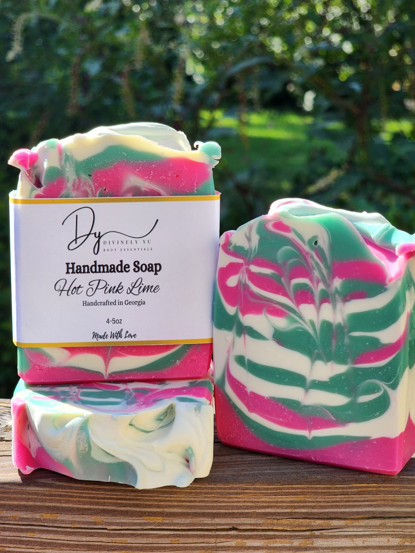 Hot Pink Lime Soap